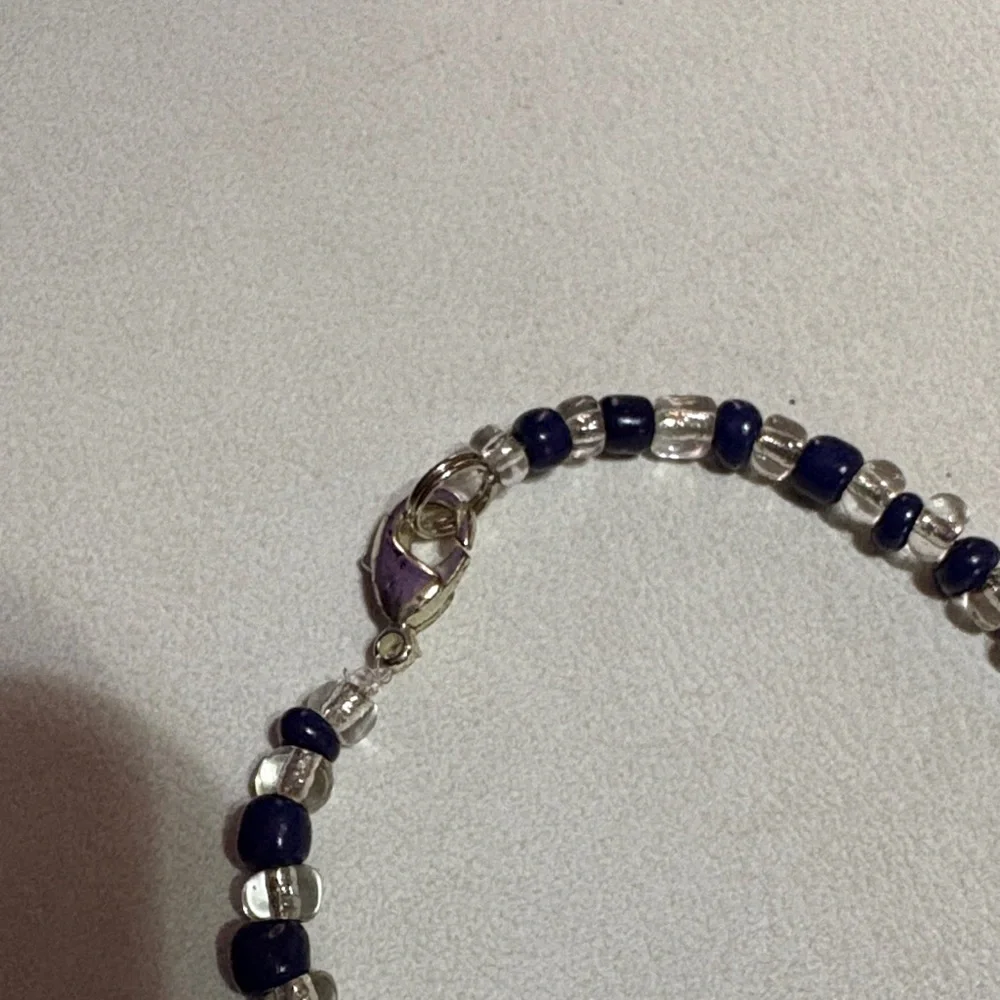 Blue and White Ceramic Bird Necklace - Picture 5 of 5